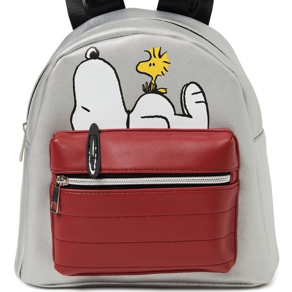 “NEW” Peanuts Snoopy & Woodstock dog house Mini backpack - Picture 8 of 8